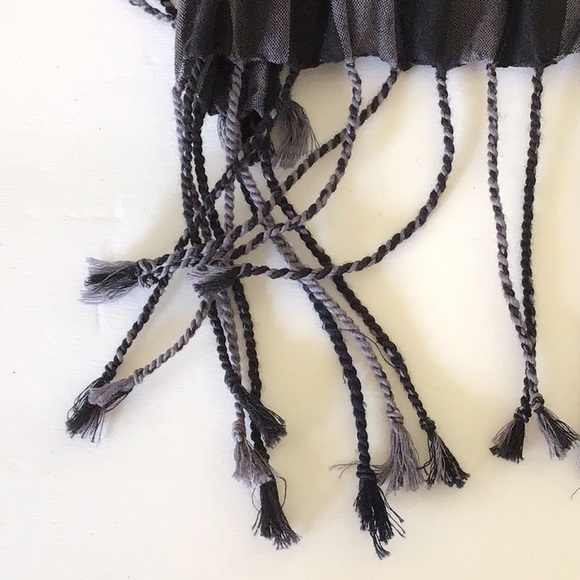 STRIPED AND CHECKED OVERSIZED SCARF - Picture 5 of 7